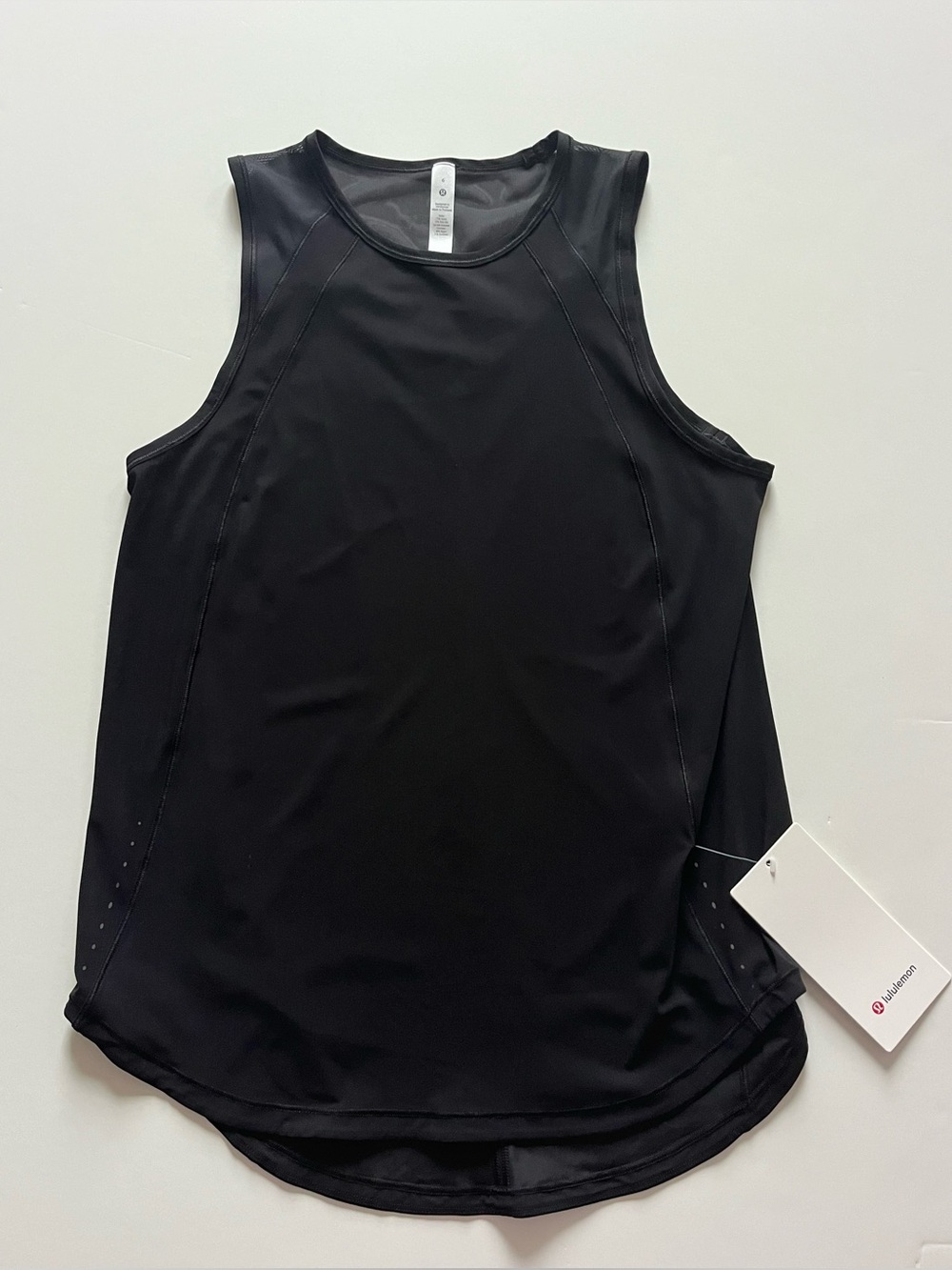 lululemon athletica NWT Sculpt Tank Black-Size 6
